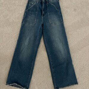 Just Black Dark Wash Wide Leg Jeans